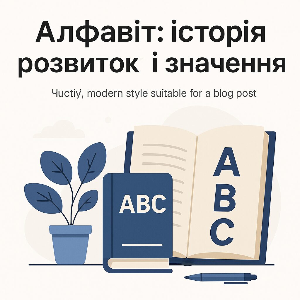 Алфавіт: історія, розвиток і значення