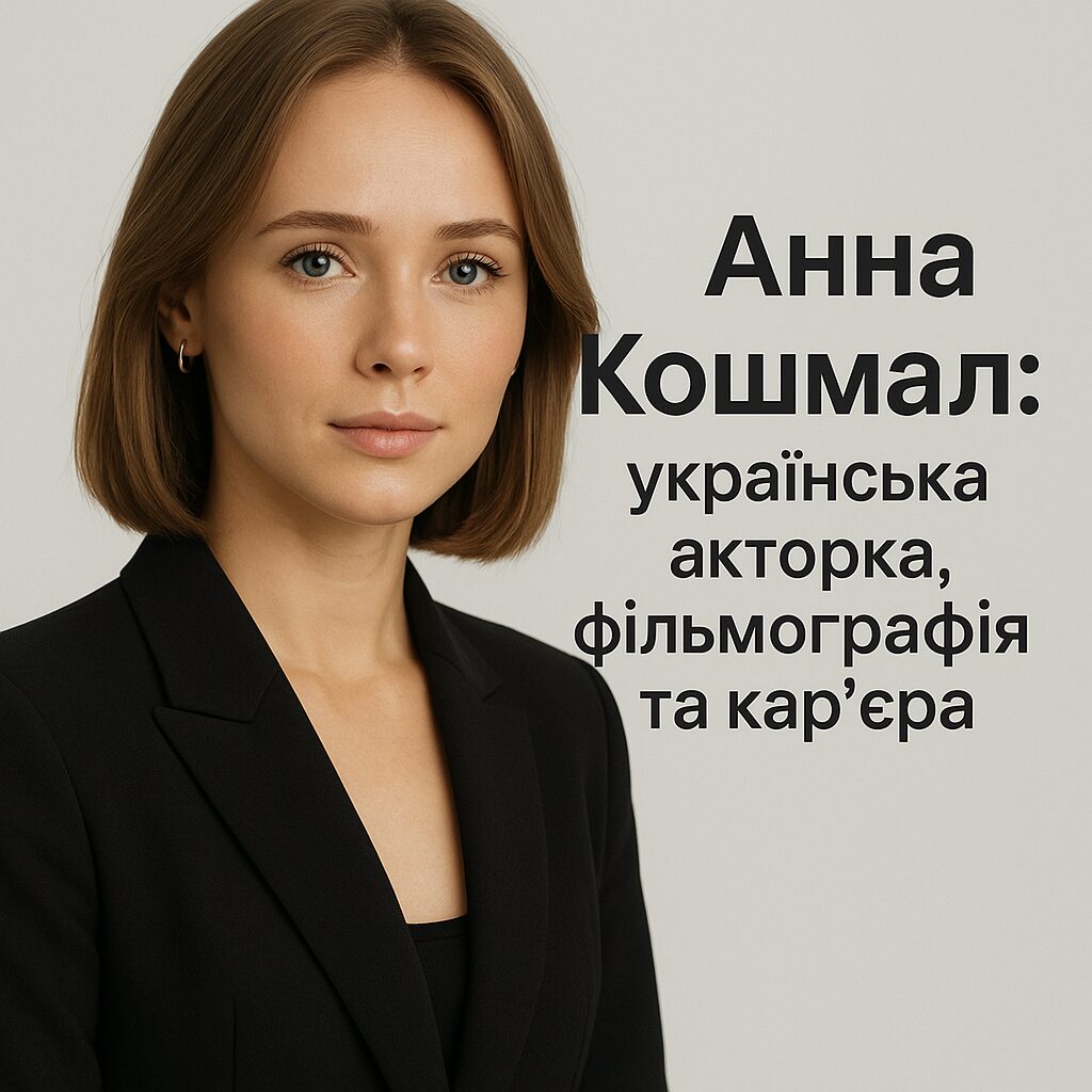 Анна Кошмал: українська акторка, фільмографія та кар'єра