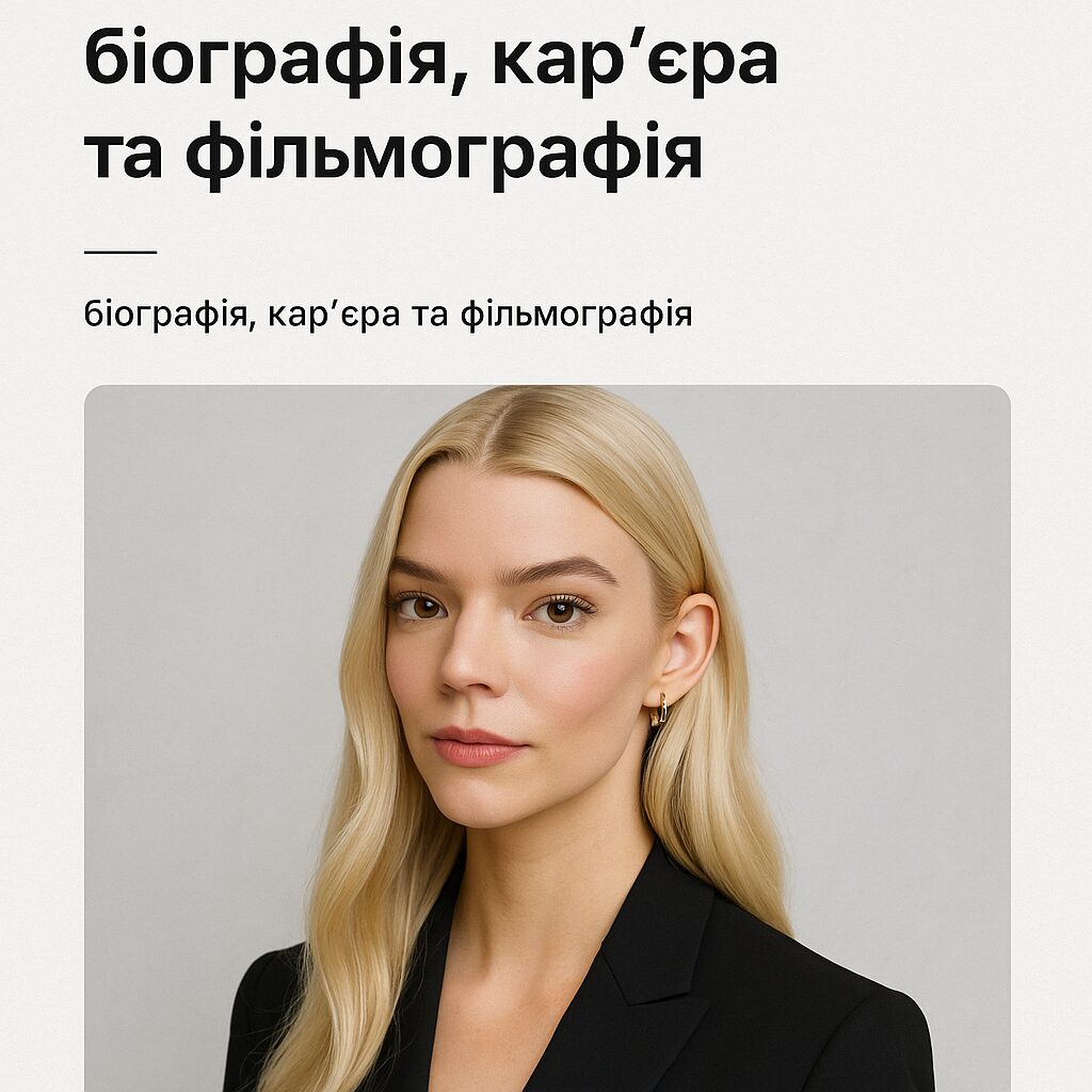 Аня Тейлор-Джой: біографія, кар'єра та фільмографія