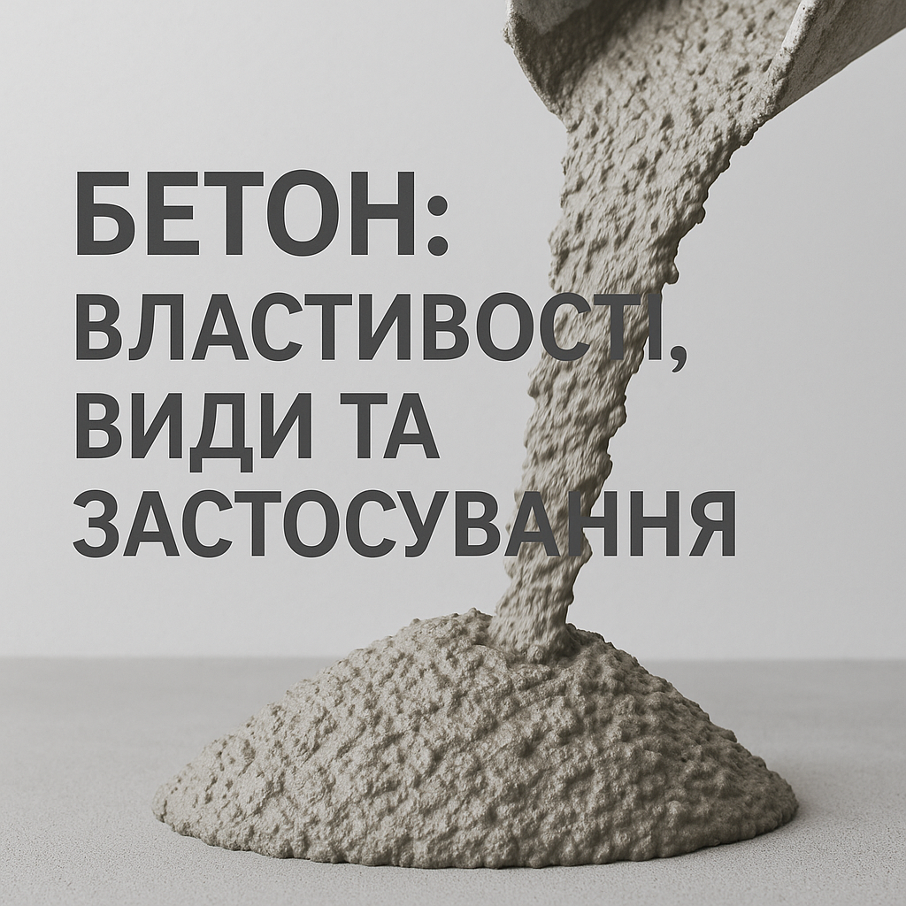 Бетон: властивості, види та застосування - image 1