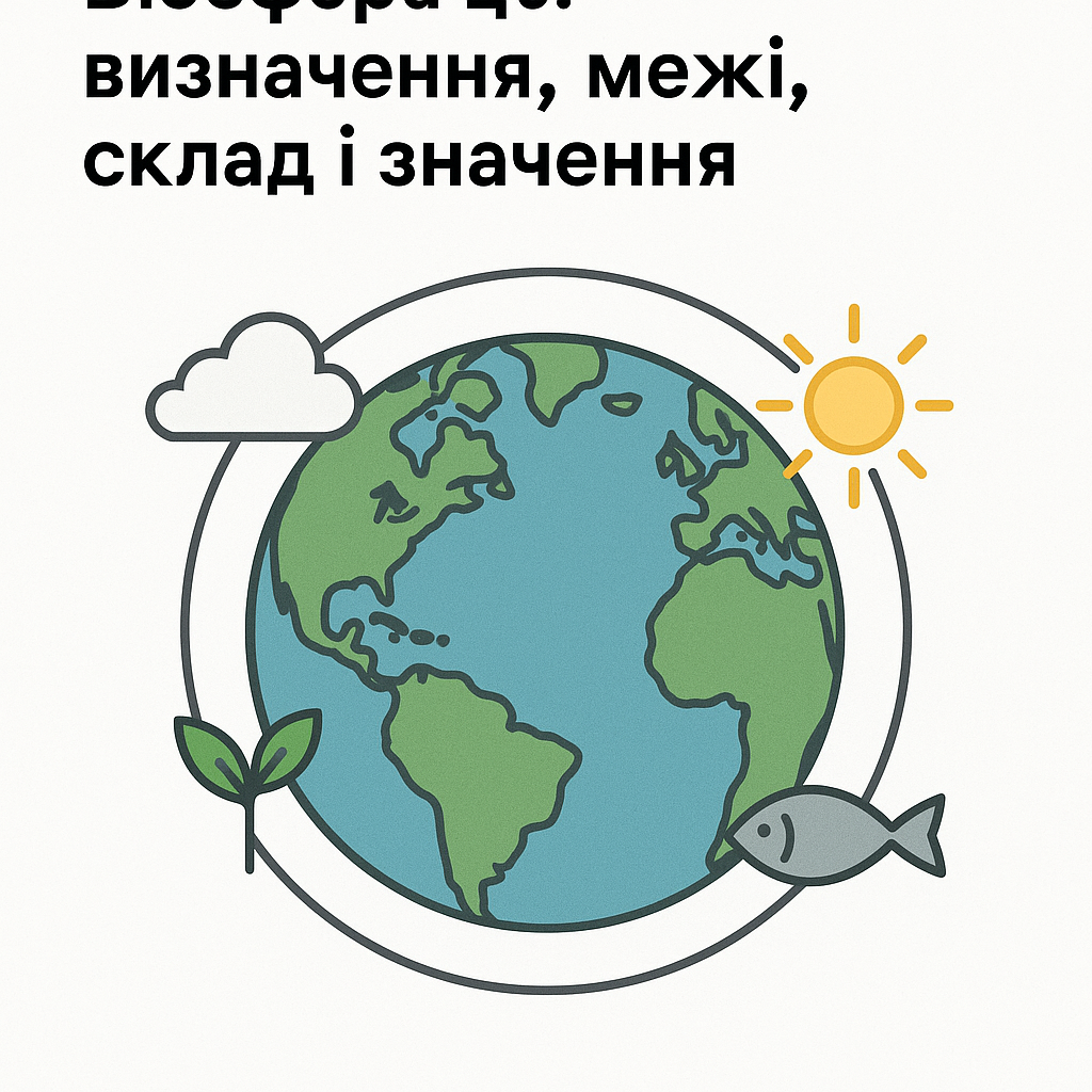 Біосфера це: визначення, межі, склад і значення - image 1