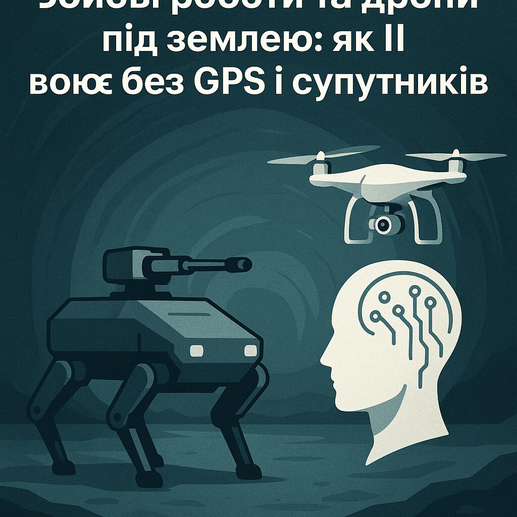 Бойові роботи та дрони під землею: як ШІ воює без GPS і супутників - image 1