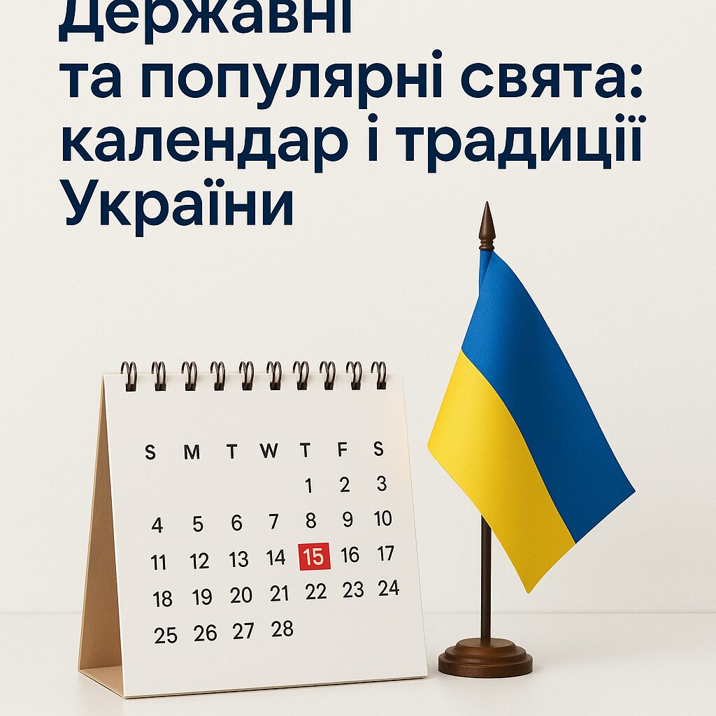 Державні та популярні свята: календар і традиції України