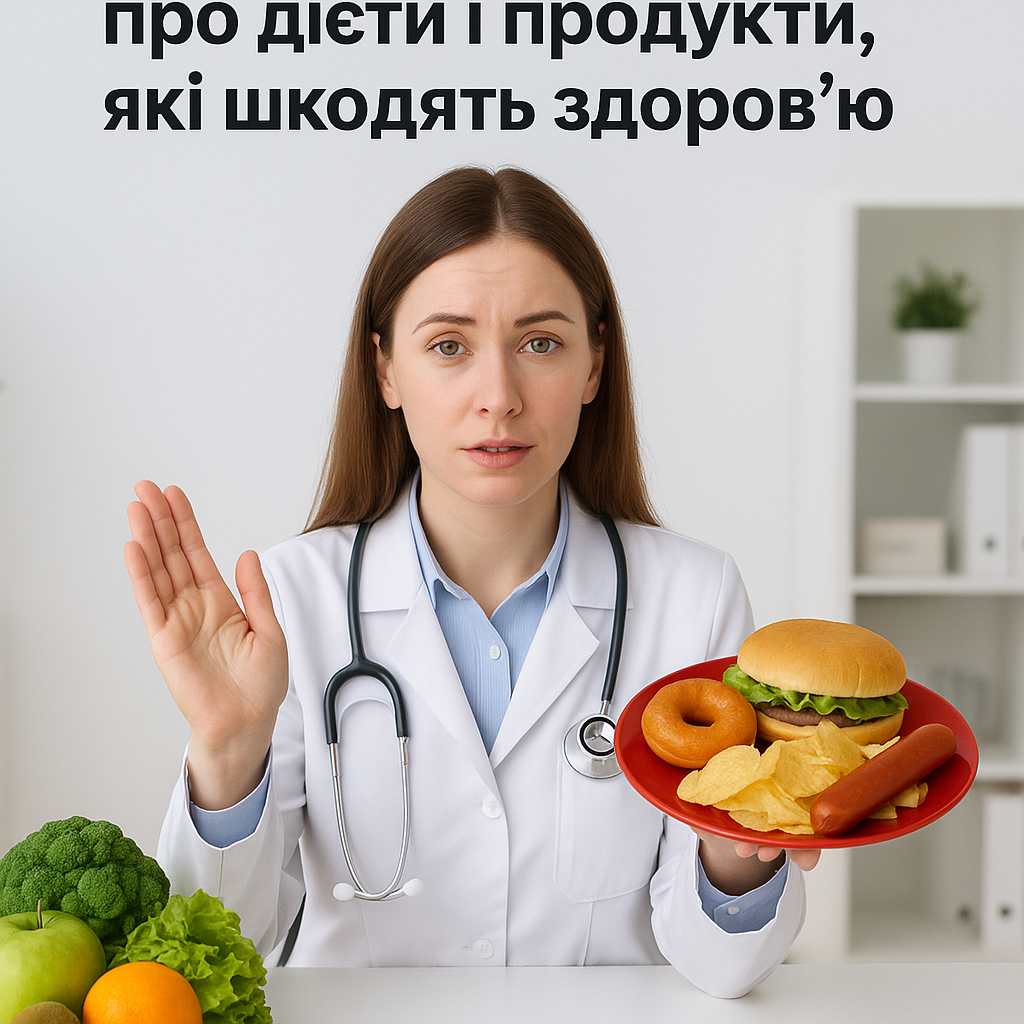 Гінеколог розповіла про дієти і продукти, які шкодять здоров’ю - image 1
