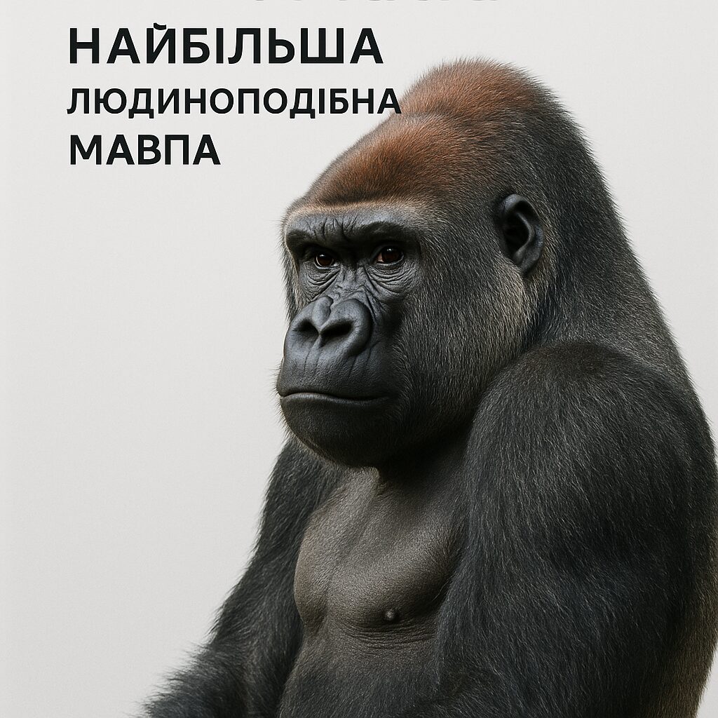 Горила: найбільша людиноподібна мавпа - image 1