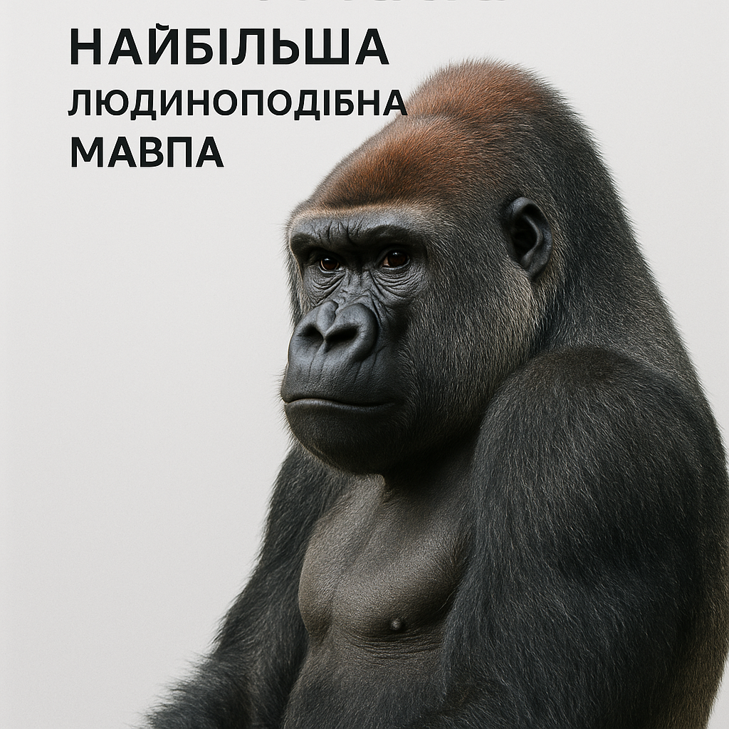 Горила: найбільша людиноподібна мавпа - image 1