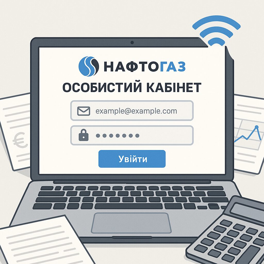 Нафтогаз особистий кабінет: вхід, реєстрація та оплата