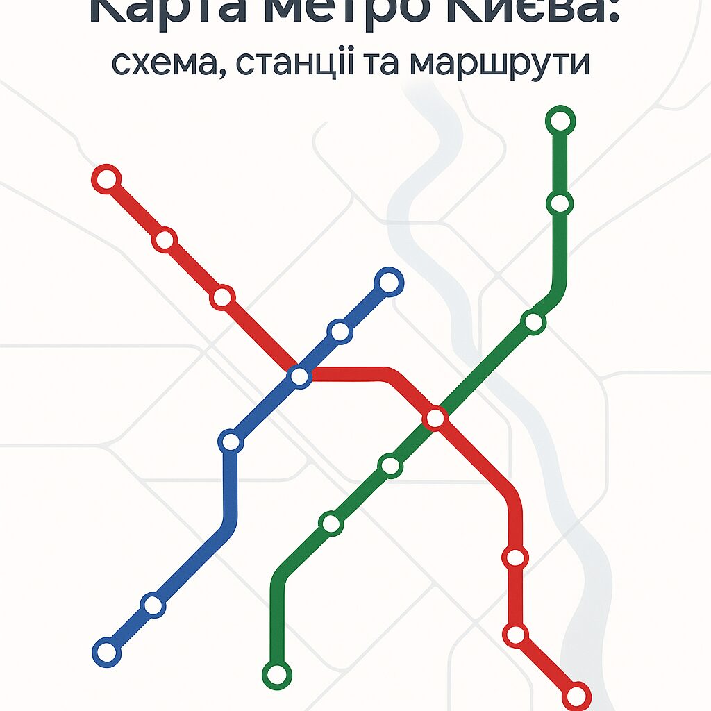 Карта метро Києва: схема, станції та маршрути - image 1