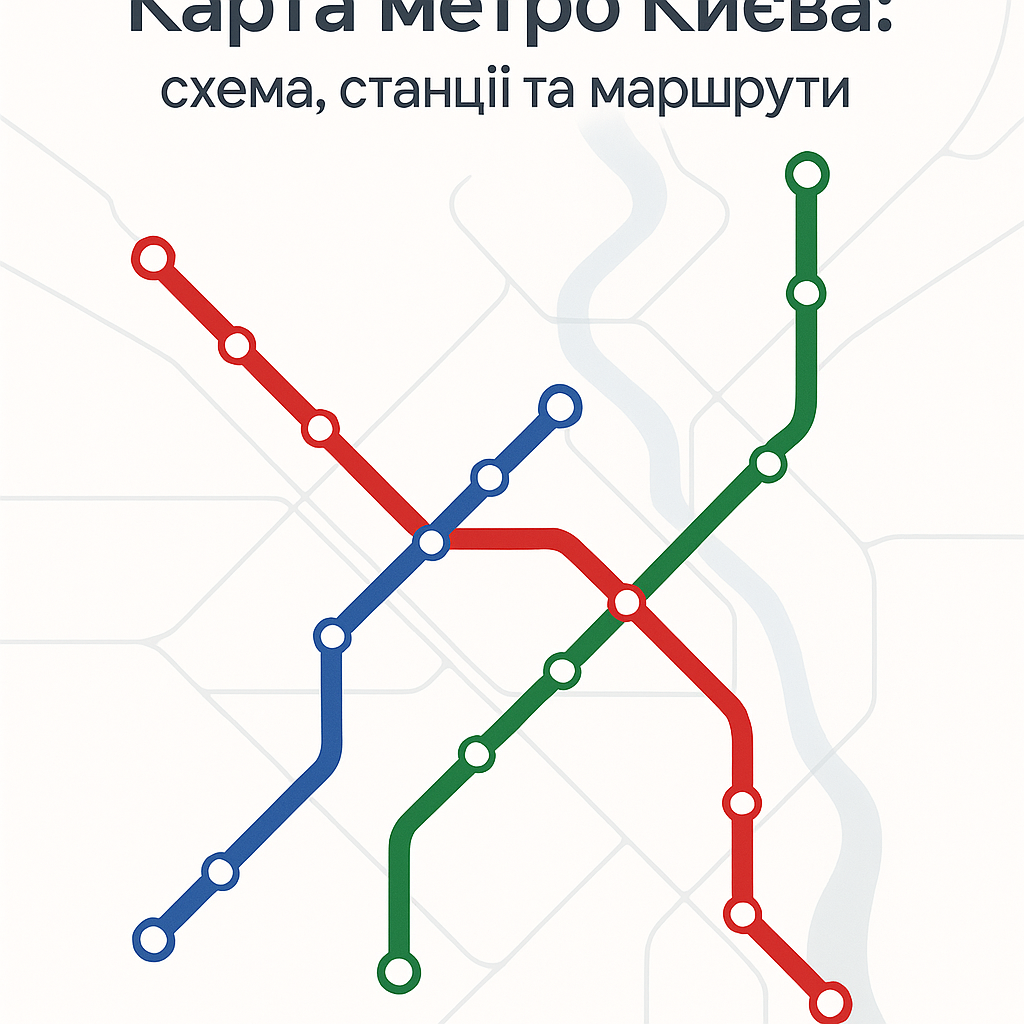 Карта метро Києва: схема, станції та маршрути - image 1