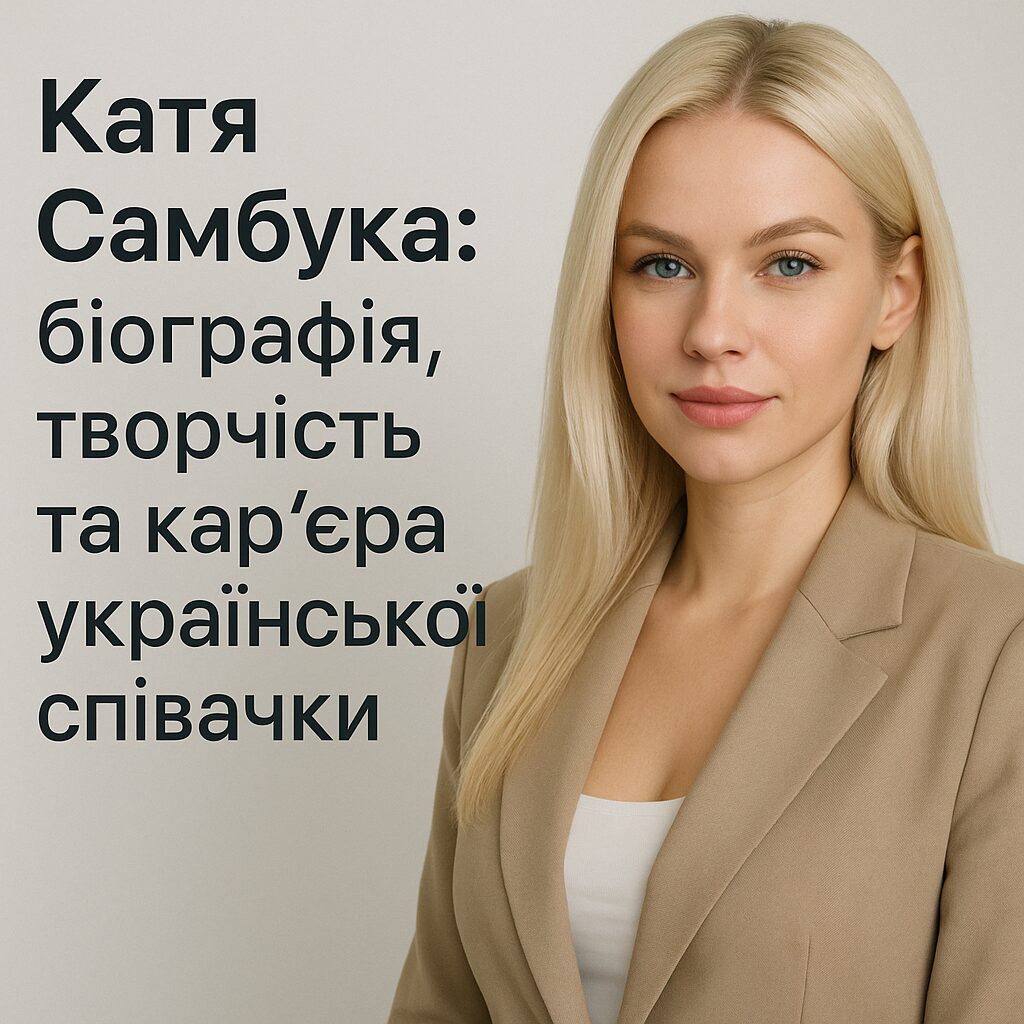 Катя Самбука: біографія, творчість та кар'єра української співачки