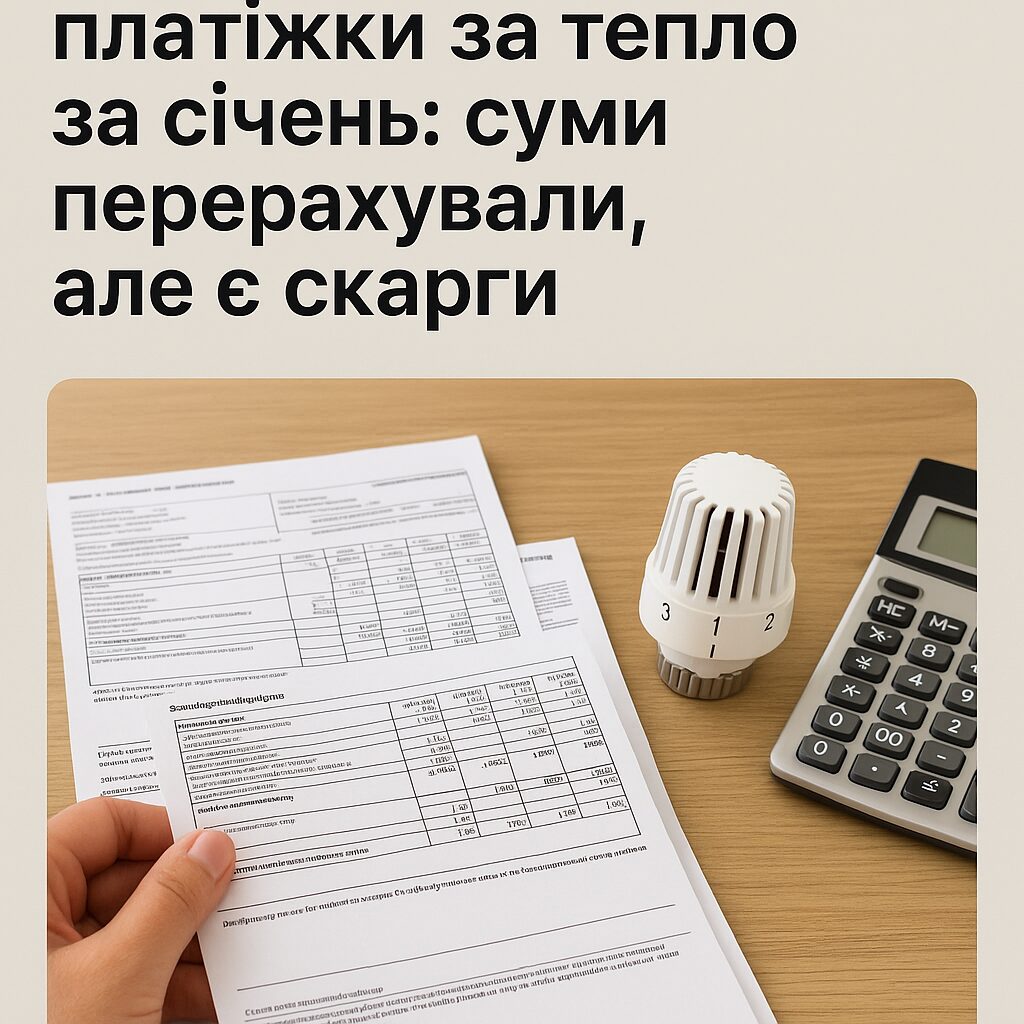 Кияни отримали платіжки за тепло за січень: суми перерахували, але є скарги - image 1