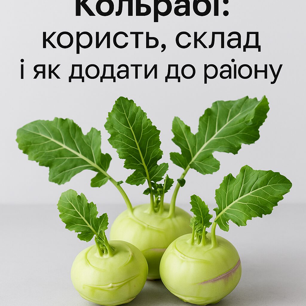 Кольрабі: користь, склад і як додати до раціону - image 1