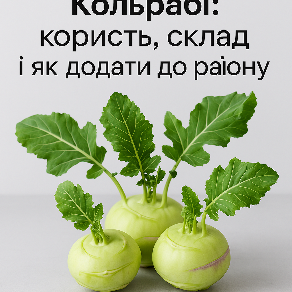 Кольрабі: користь, склад і як додати до раціону - image 1
