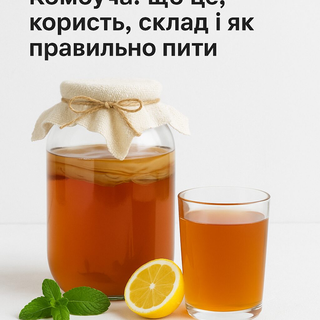 Комбуча: що це, користь, склад і як правильно пити