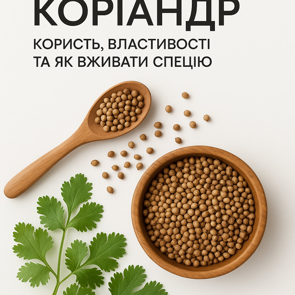Коріандр: користь, властивості та як вживати спецію - image 1