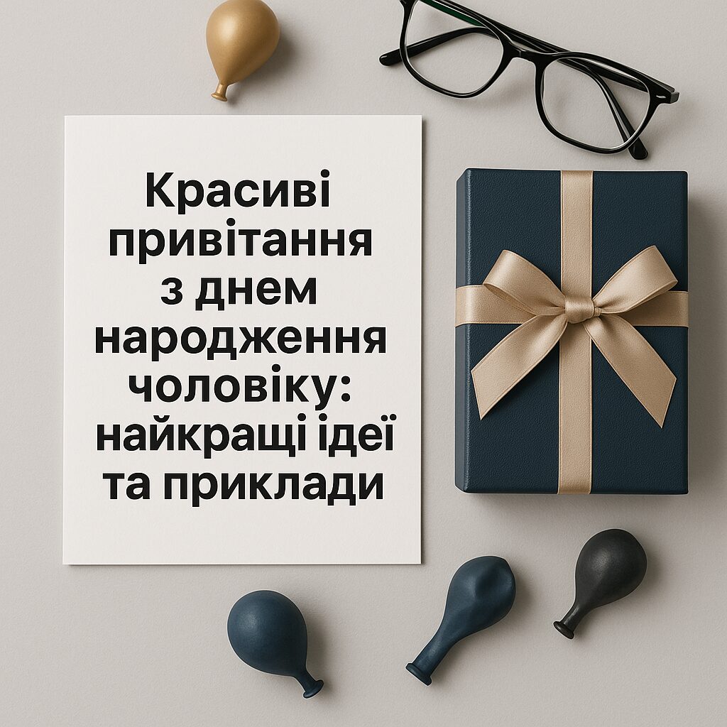Красиві привітання з днем народження чоловіку: найкращі ідеї та приклади