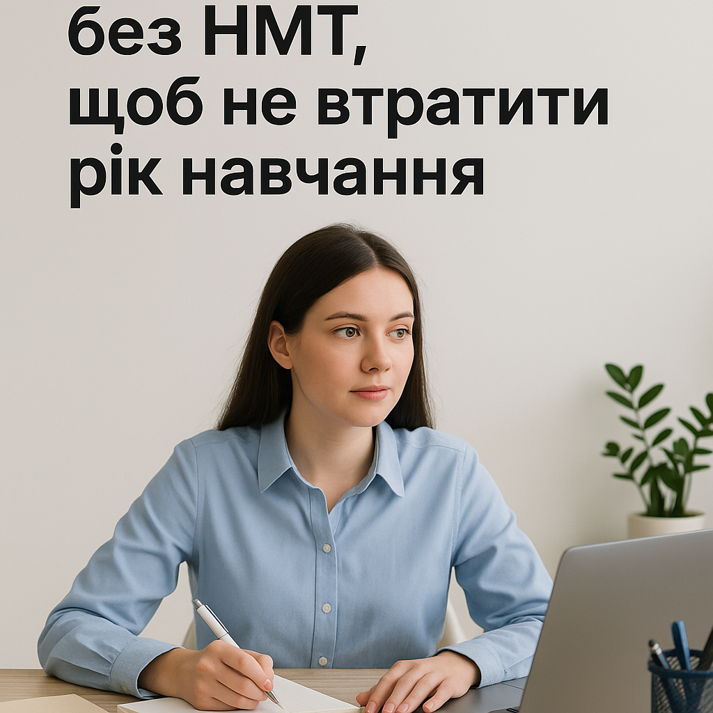 Куди вступити у 2026 без НМТ, щоб не втратити рік навчання - image 1