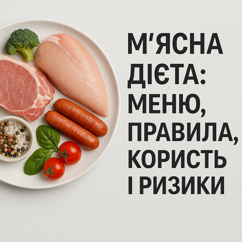 М’ясна дієта: меню, правила, користь і ризики - image 1
