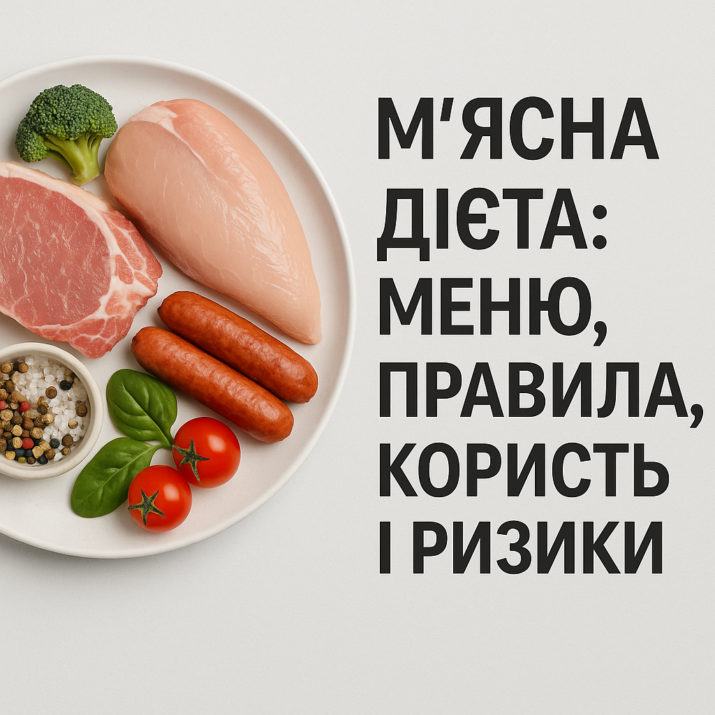 М’ясна дієта: меню, правила, користь і ризики - image 1