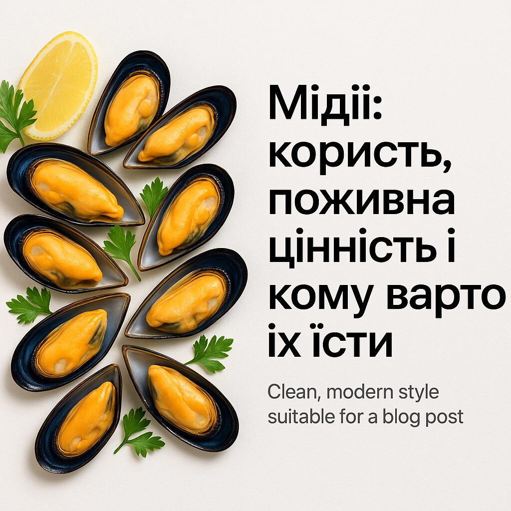 Мідії: користь, поживна цінність і кому варто їх їсти - image 1