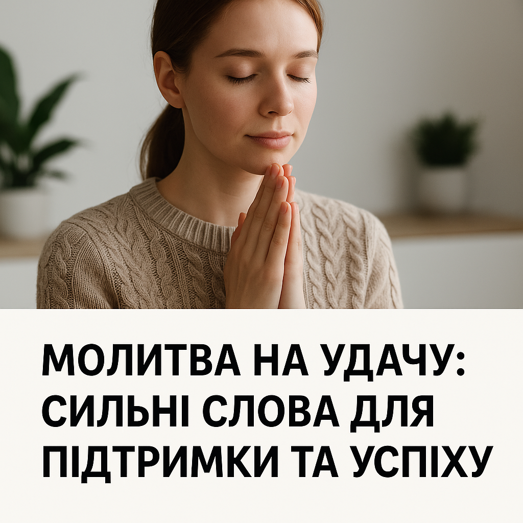 Молитва на удачу: сильні слова для підтримки та успіху - image 1