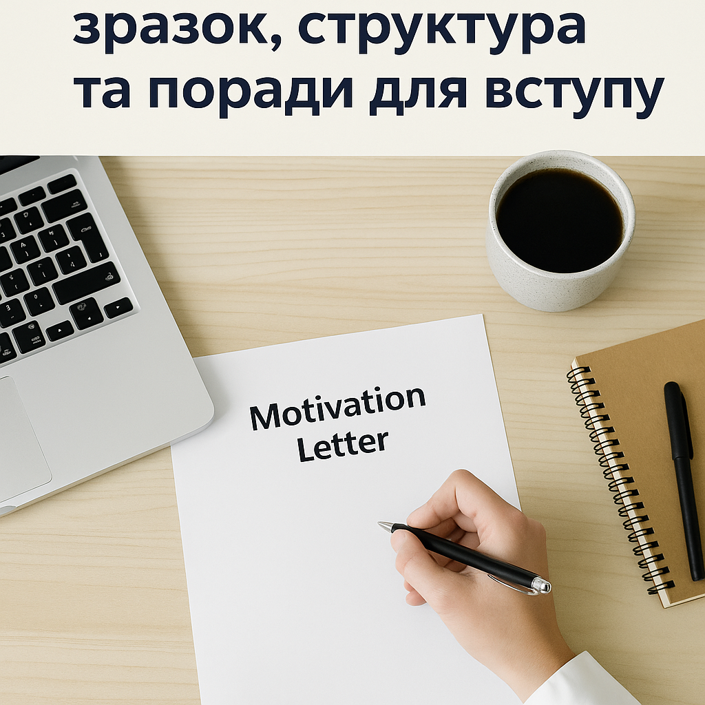 Мотиваційний лист: зразок, структура та поради для вступу - image 1