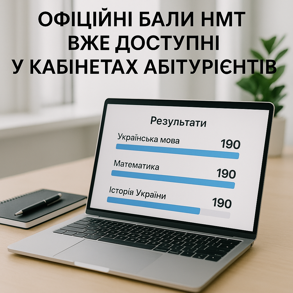 Офіційні бали НМТ вже доступні у кабінетах абітурієнтів - image 1