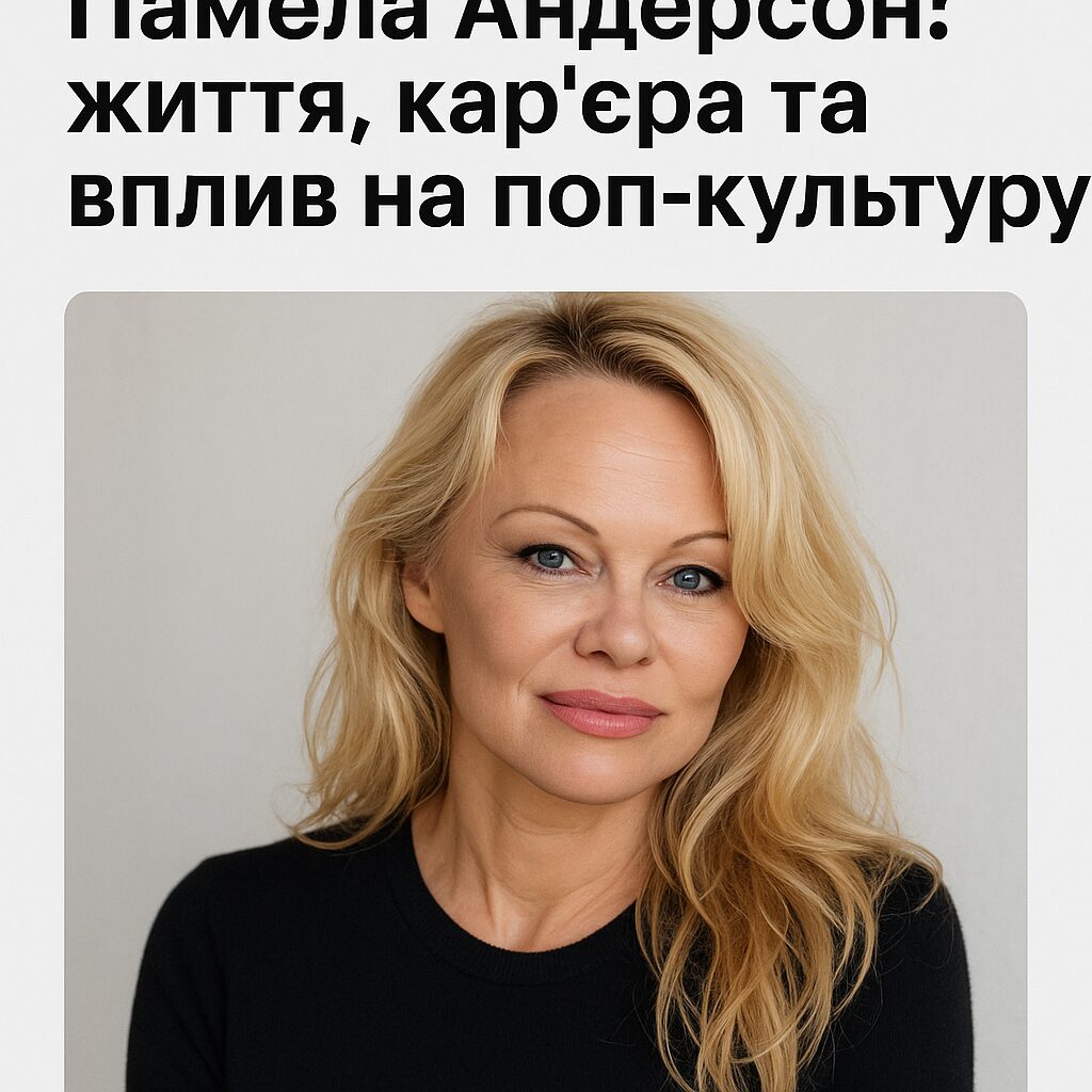 Памела Андерсон: життя, кар'єра та вплив на поп-культуру
