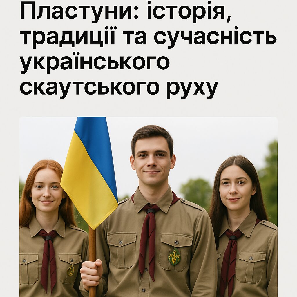 Пластуни: історія, традиції та сучасність українського скаутського руху