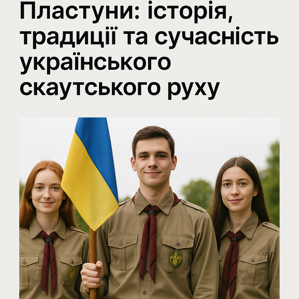 Пластуни: історія, традиції та сучасність українського скаутського руху - image 1