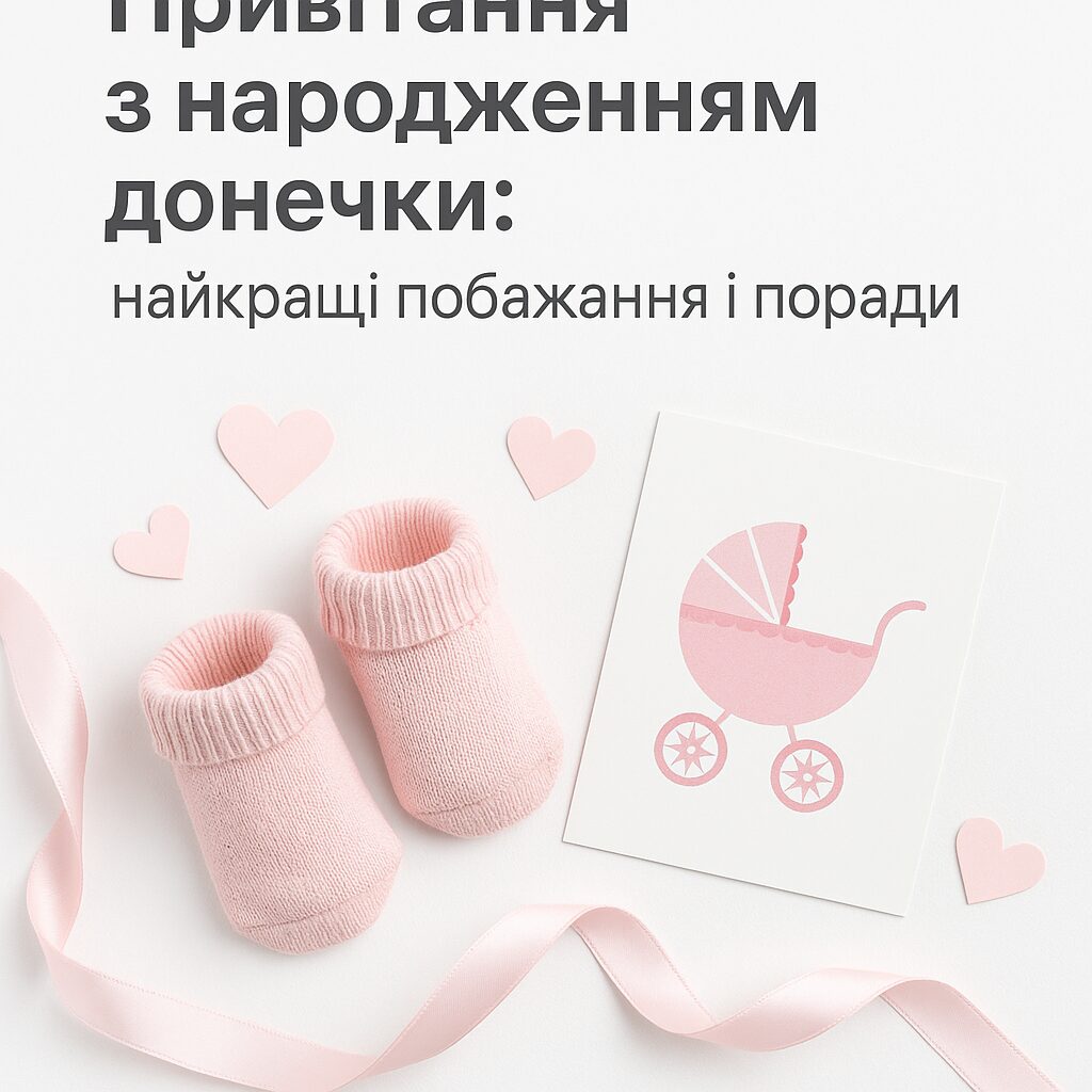 Привітання з народженням донечки: найкращі побажання і поради