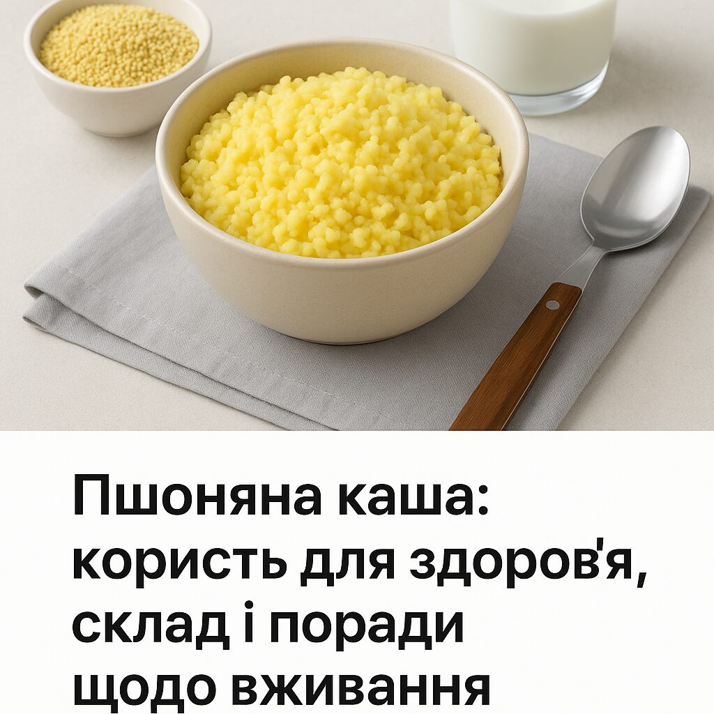 Пшоняна каша: користь для здоров’я, склад і поради щодо вживання - image 1