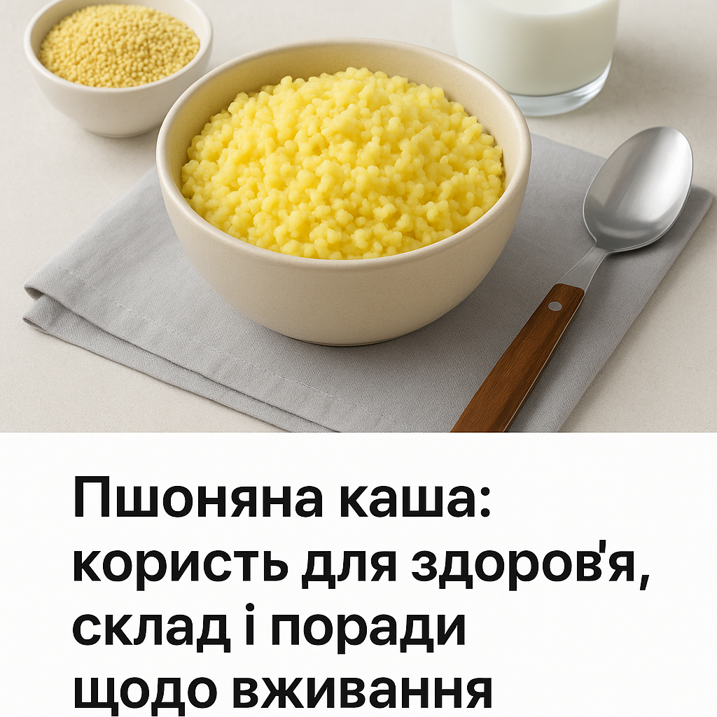 Пшоняна каша: користь для здоров’я, склад і поради щодо вживання - image 1
