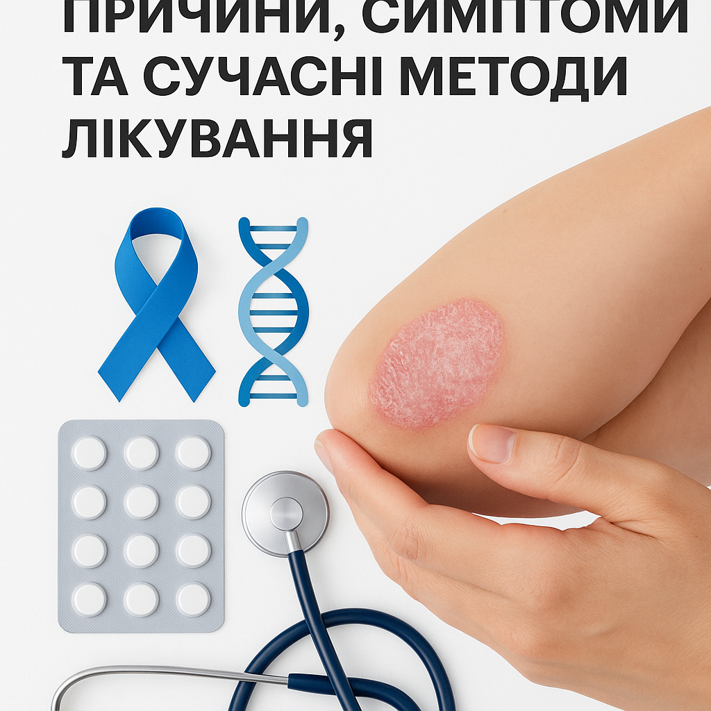 Псоріаз: причини, симптоми та сучасні методи лікування - image 1