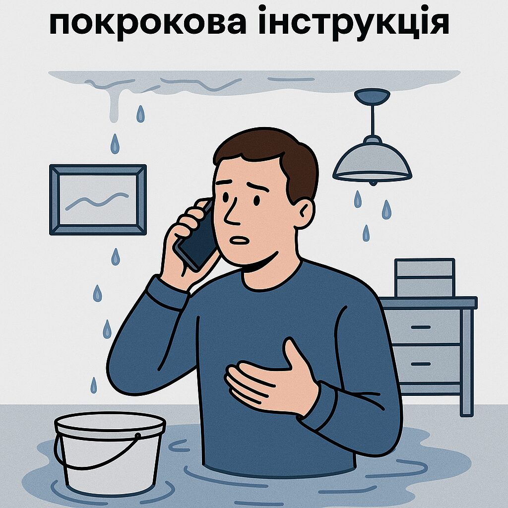 Що робити, якщо затопили сусіди зверху: покрокова інструкція