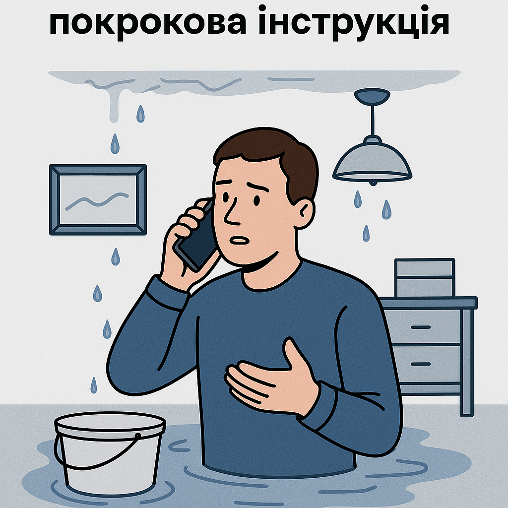 Що робити, якщо затопили сусіди зверху: покрокова інструкція - image 1