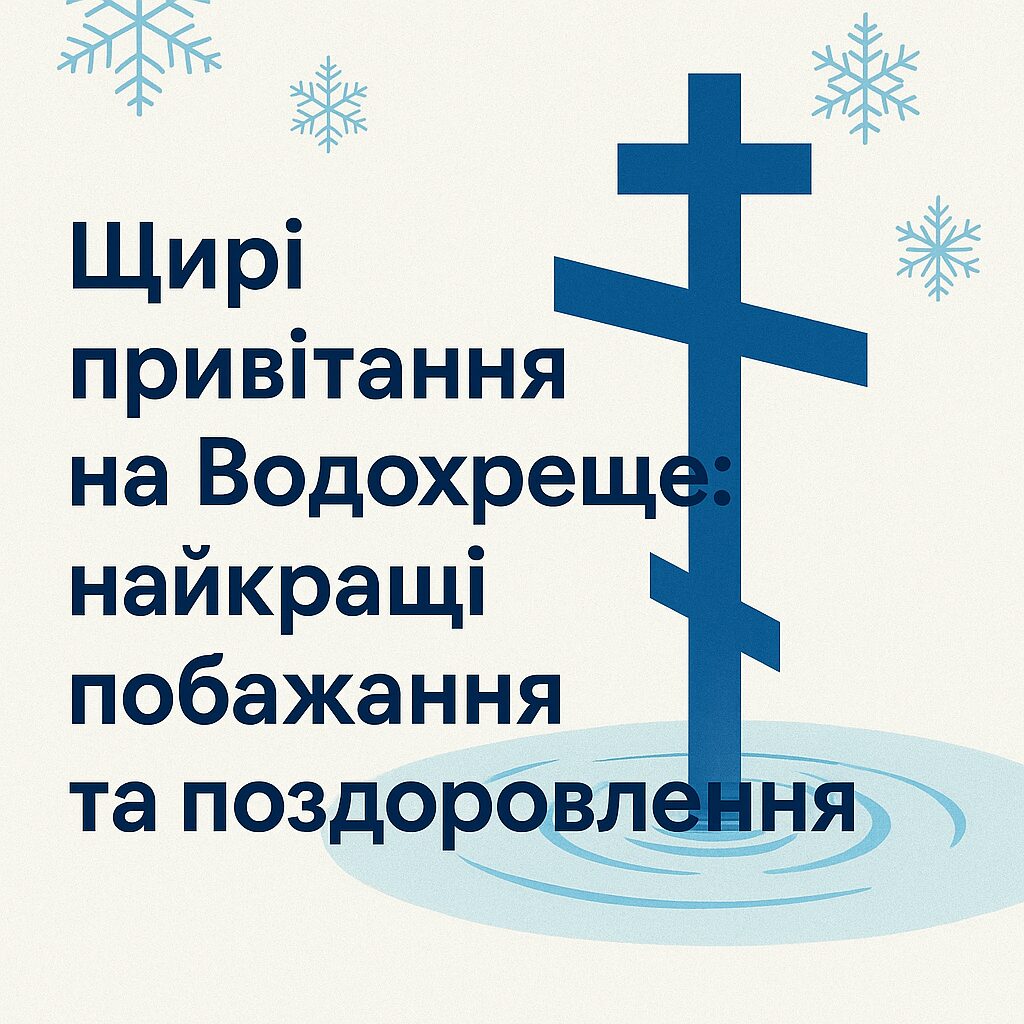Щирі привітання на Водохреще: найкращі побажання та поздоровлення