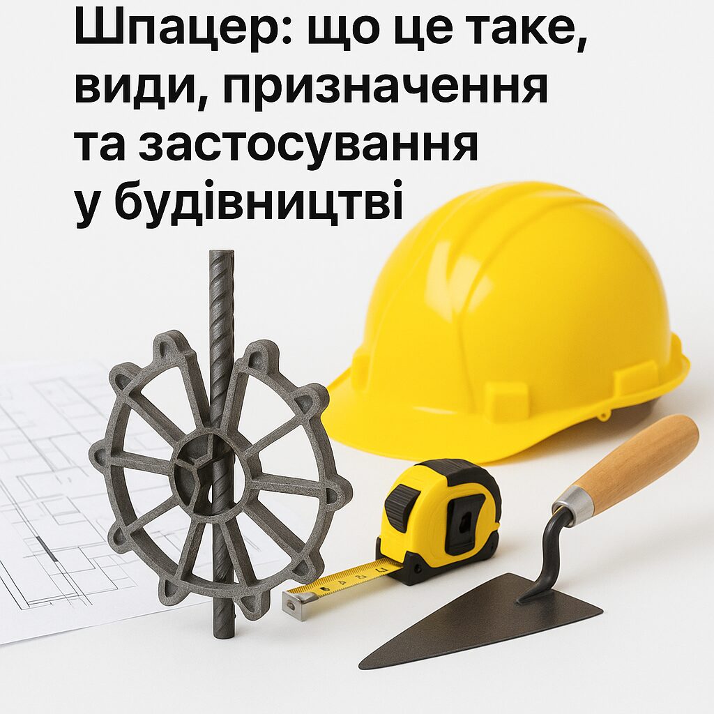 Шпацер: що це таке, види, призначення та застосування у будівництві