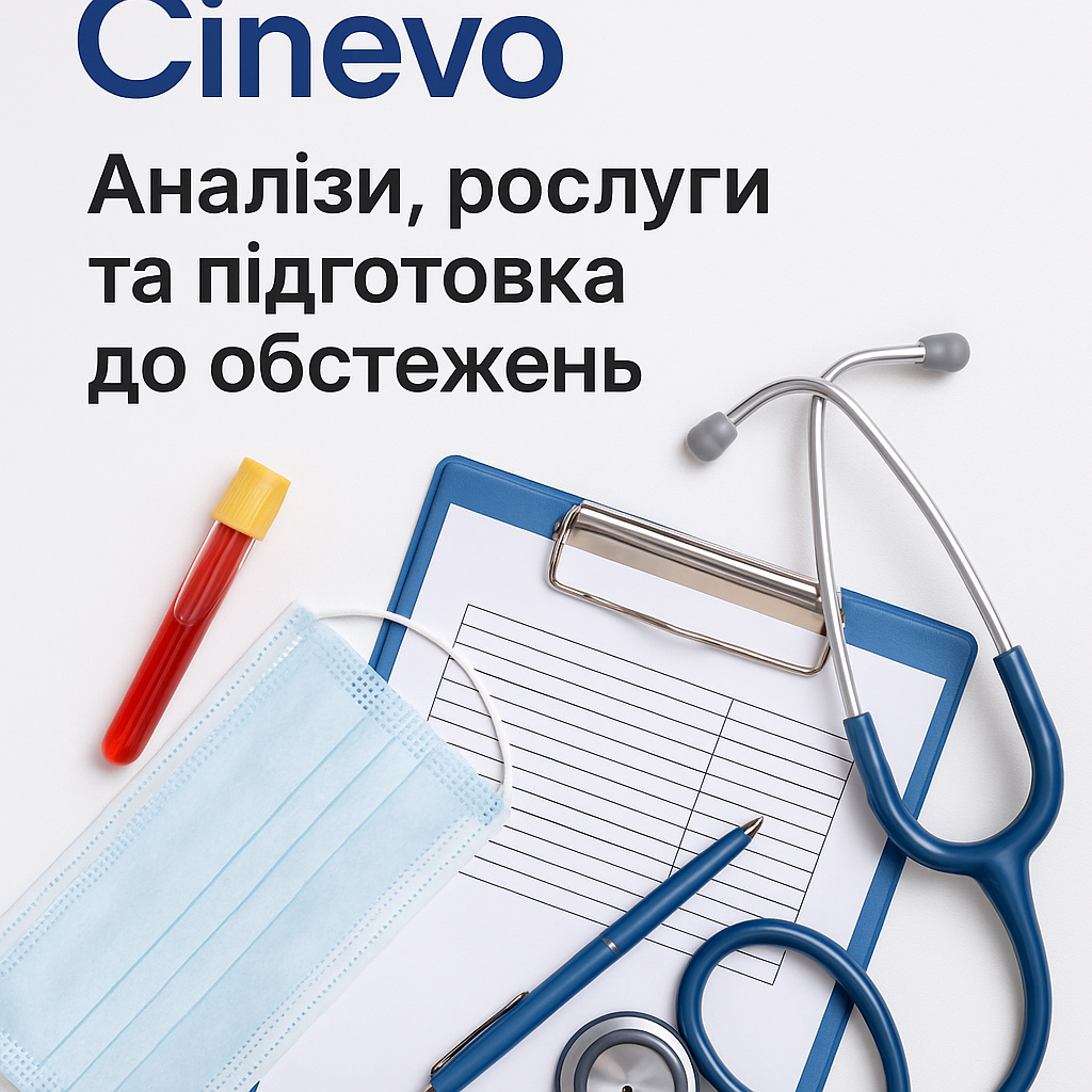 Сінево: аналізи, послуги та підготовка до обстежень - image 1