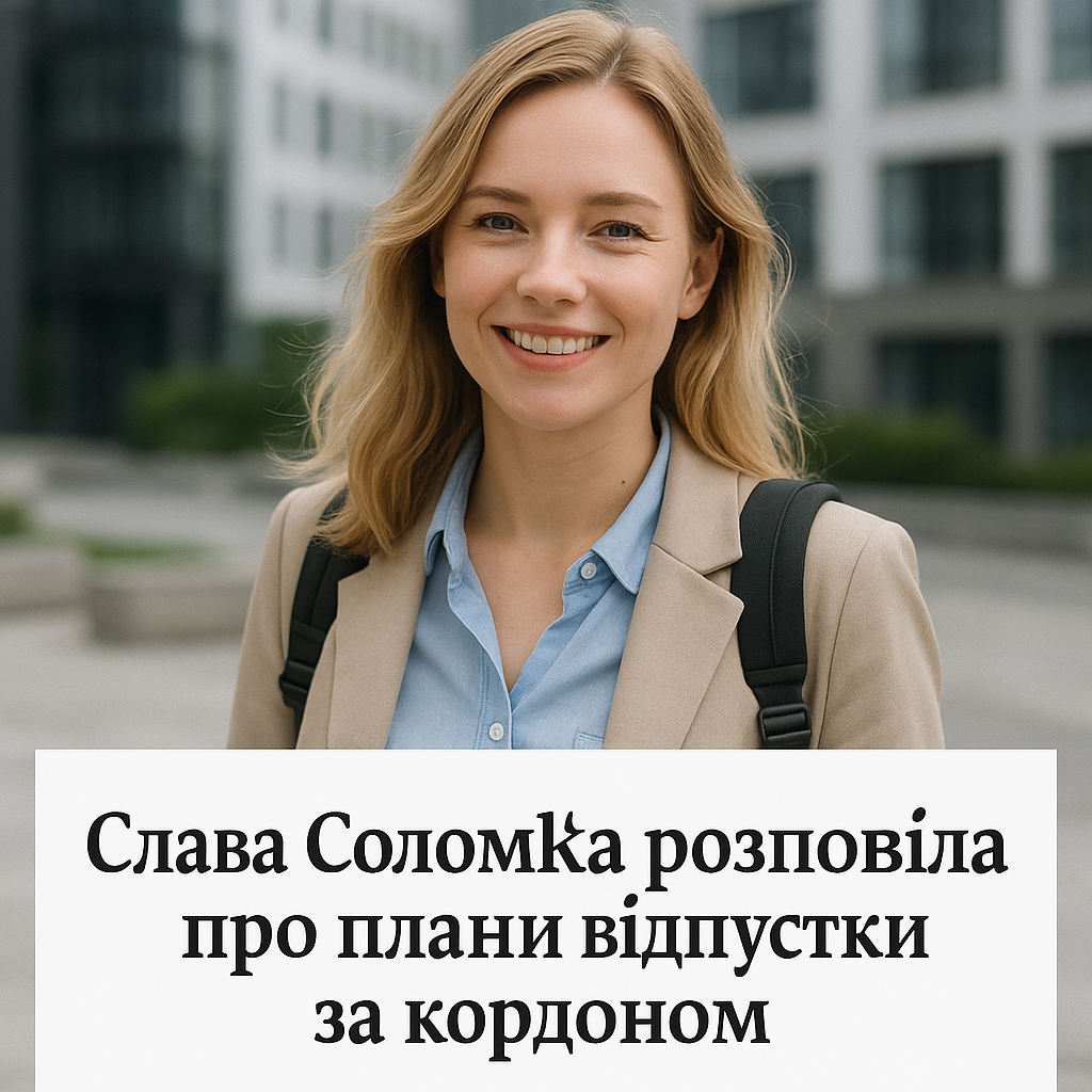 Слава Соломка розповіла про плани відпустки за кордоном - image 1