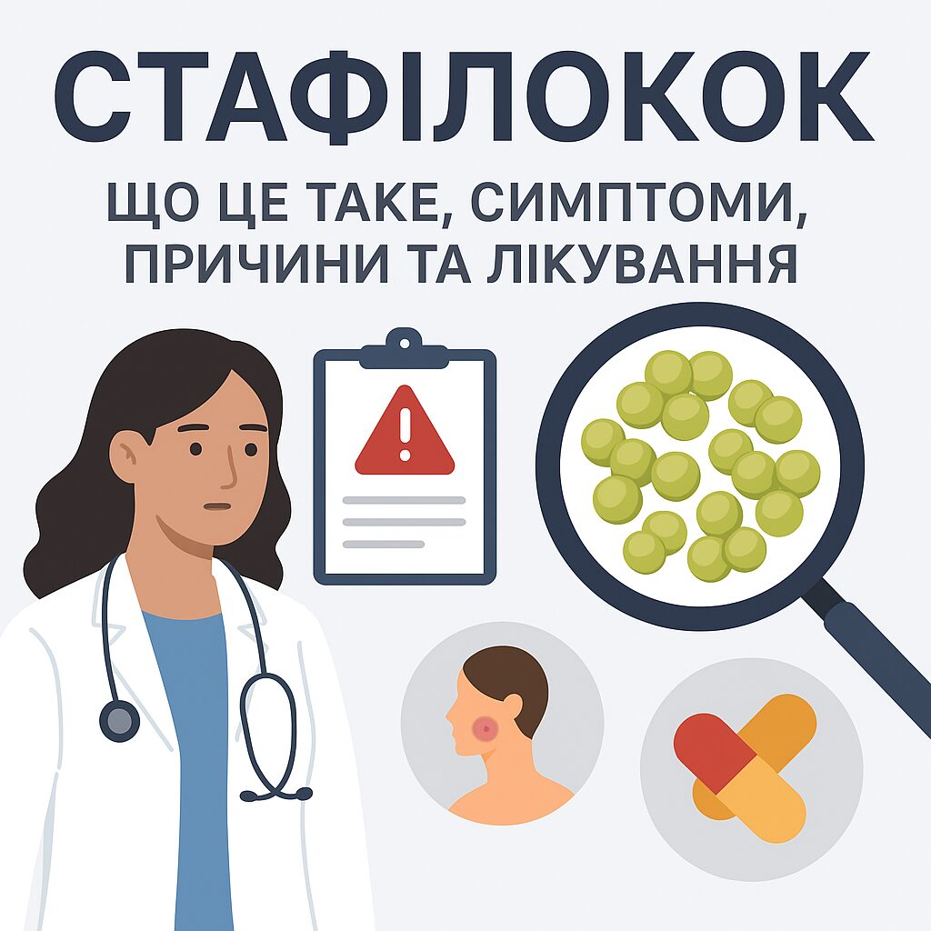 Стафілокок: що це таке, симптоми, причини та лікування