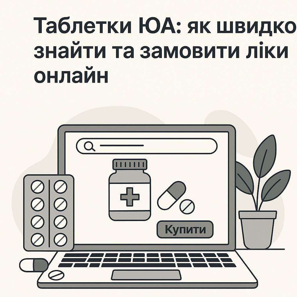 Таблетки ЮА: як швидко знайти та замовити ліки онлайн - image 1