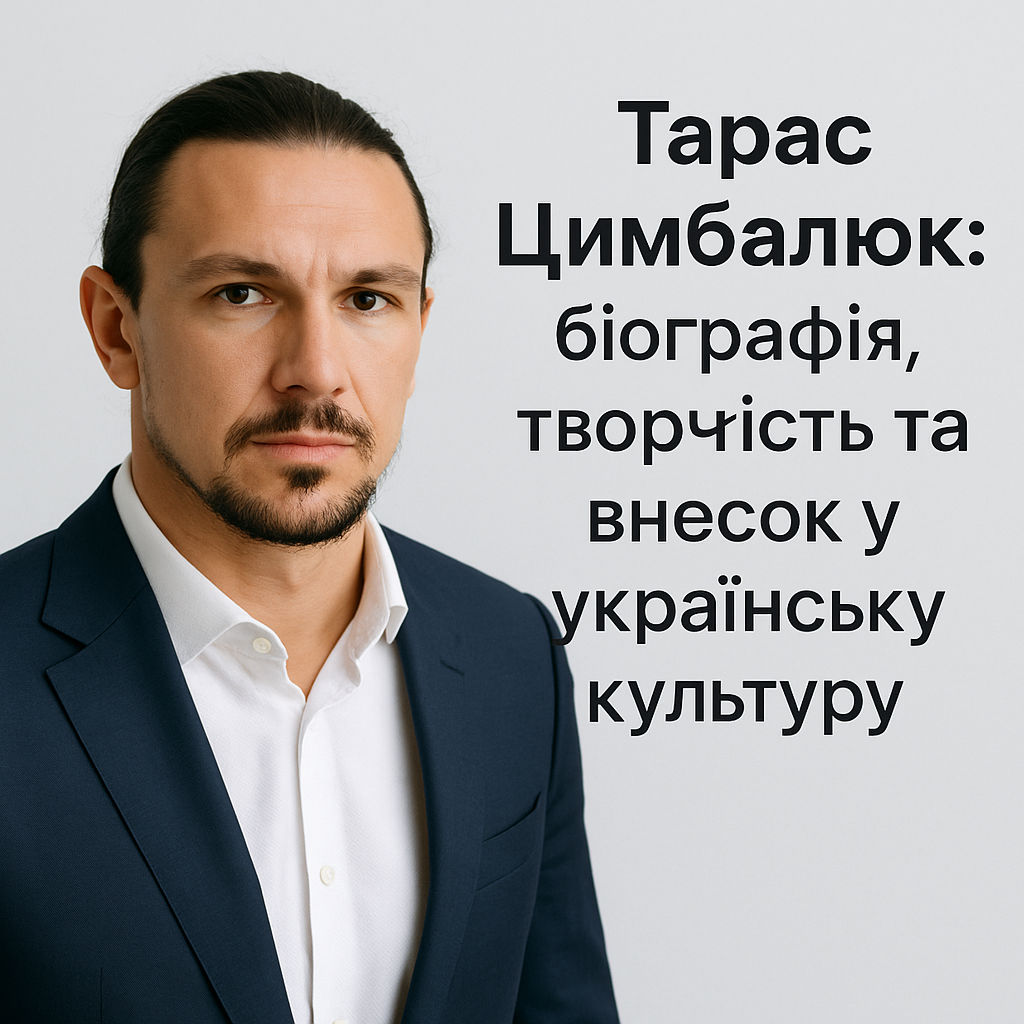 Тарас Цимбалюк: біографія, творчість та внесок у українську культуру - image 1