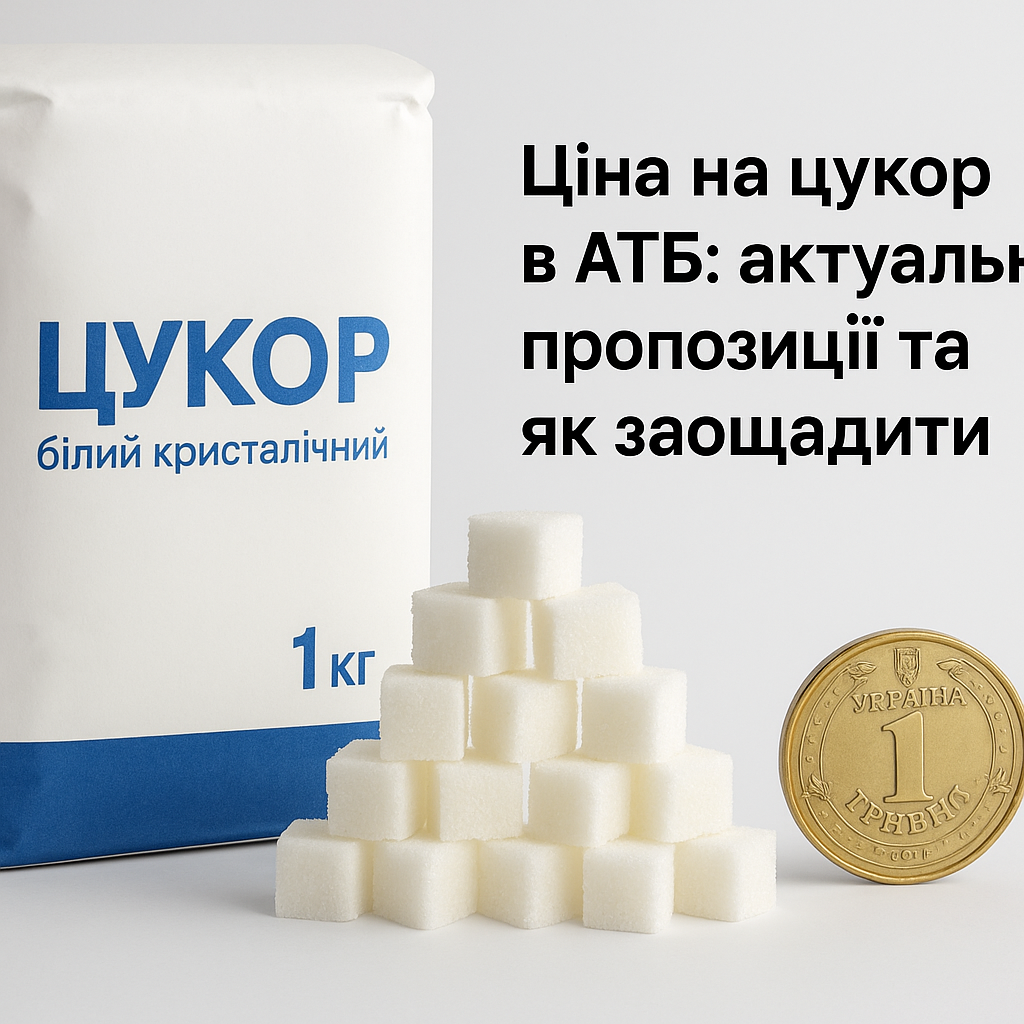 Ціна на цукор в АТБ: актуальні пропозиції та як заощадити - image 1