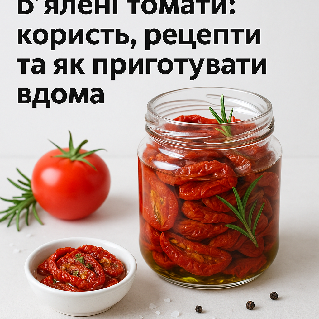 В'ялені томати: користь, рецепти та як приготувати вдома - image 1