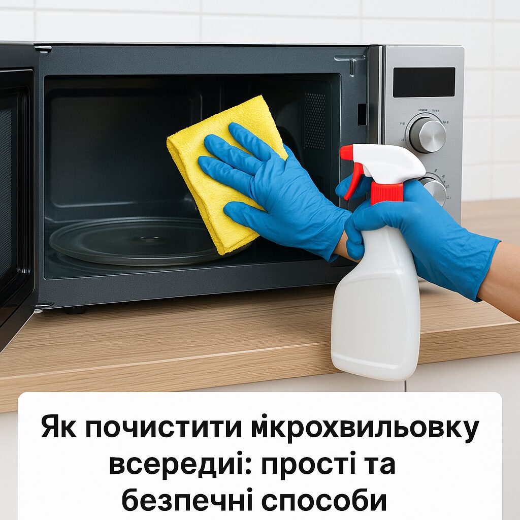 Як почистити мікрохвильовку всередині: прості та безпечні способи - image 1