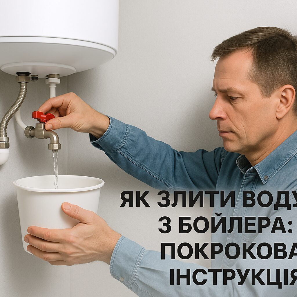 Як злити воду з бойлера: покрокова інструкція