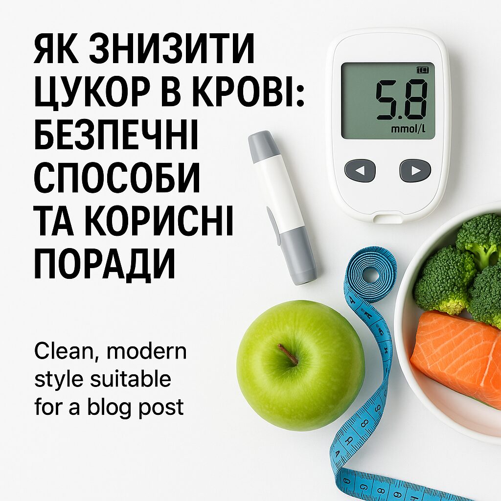 Як знизити цукор в крові: безпечні способи та корисні поради - image 1