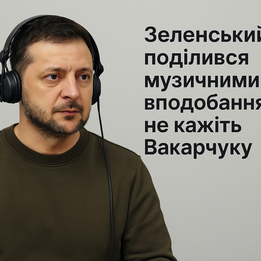 Зеленський поділився музичними вподобаннями: не кажіть Вакарчуку - image 1